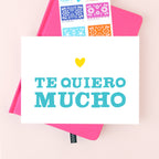 Te Quiero Mucho Spanish card