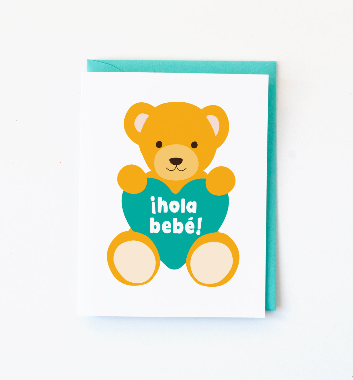 Hola Bebé Spanish new baby card