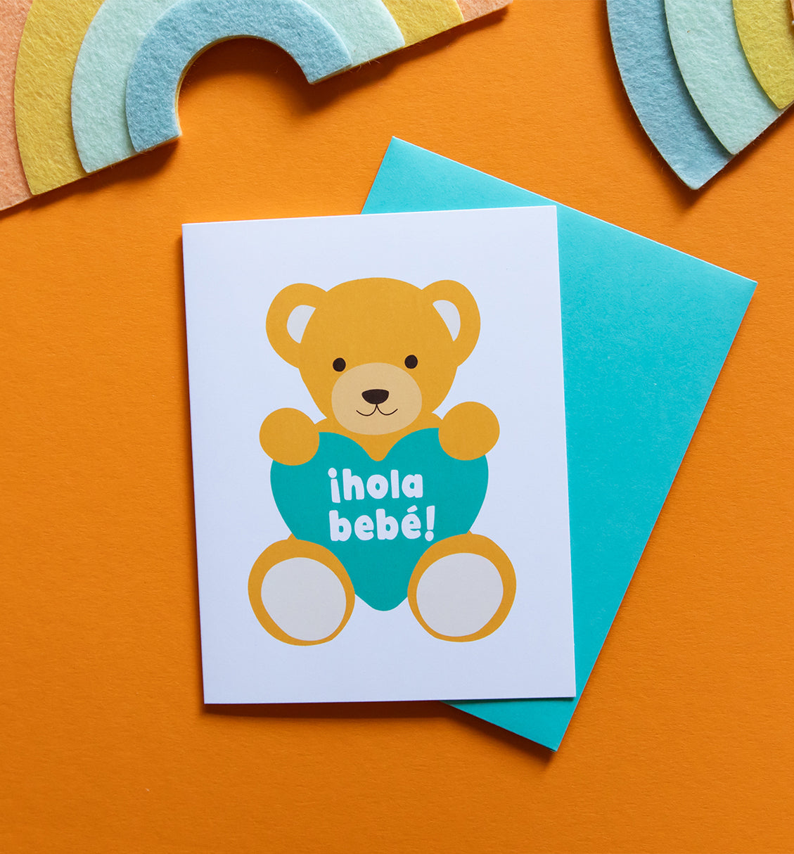 Hola Bebé Spanish new baby card