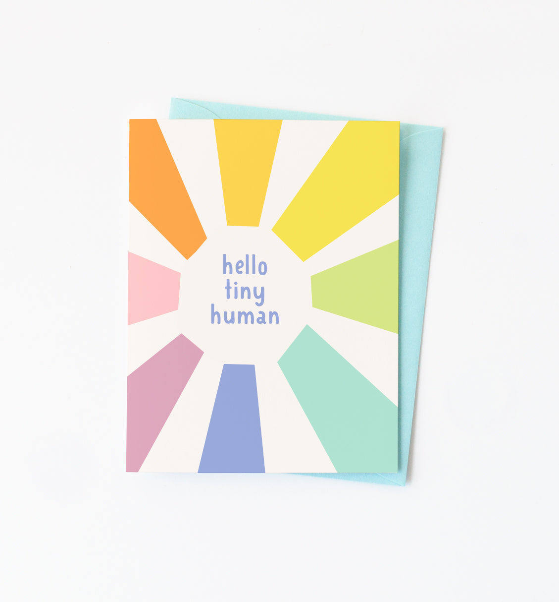 Tiny Human new baby card
