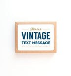 Vintage Text Message - box set
