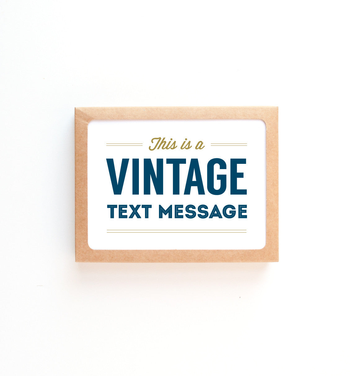 Vintage Text Message - box set