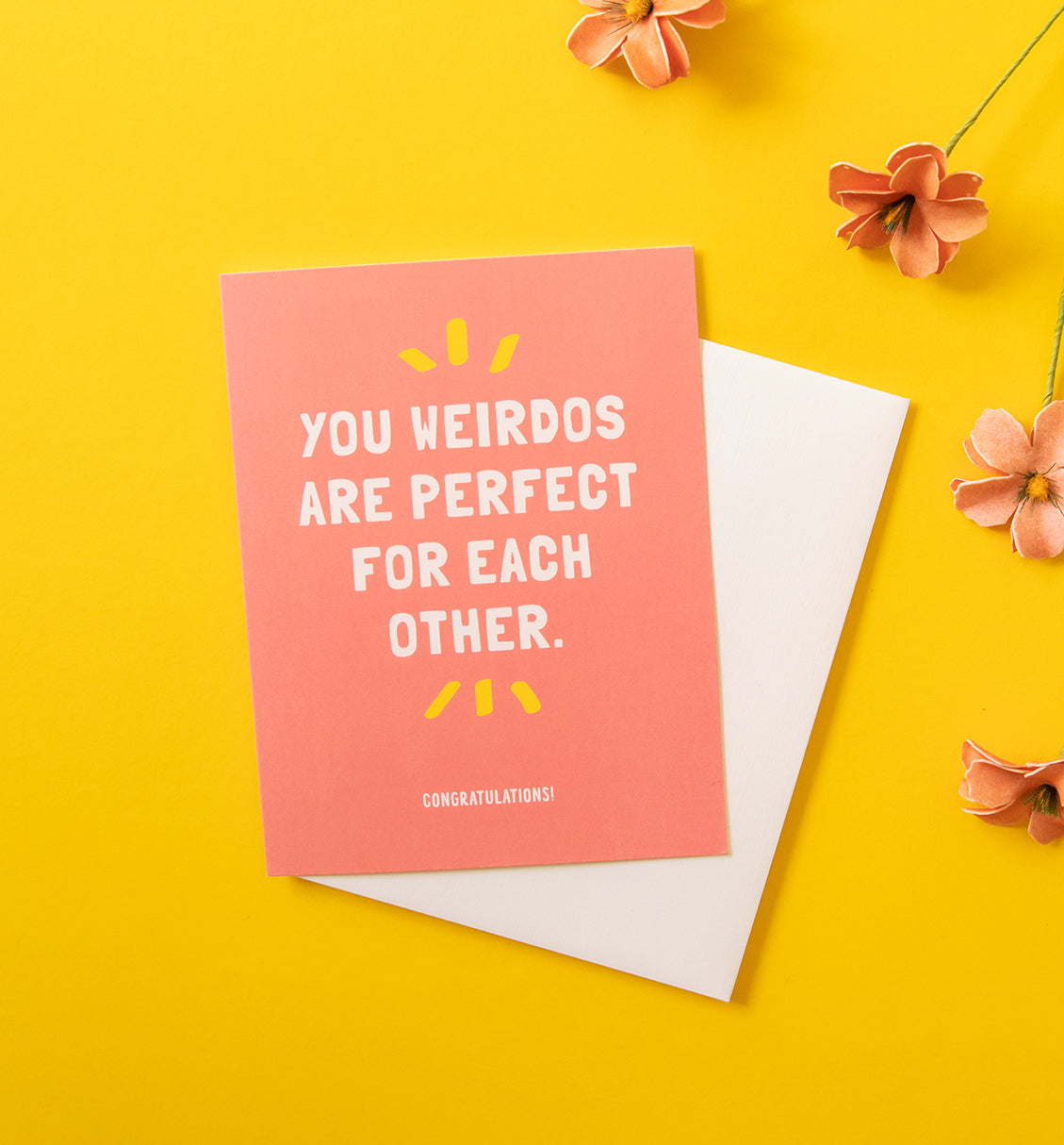 Weirdos wedding card