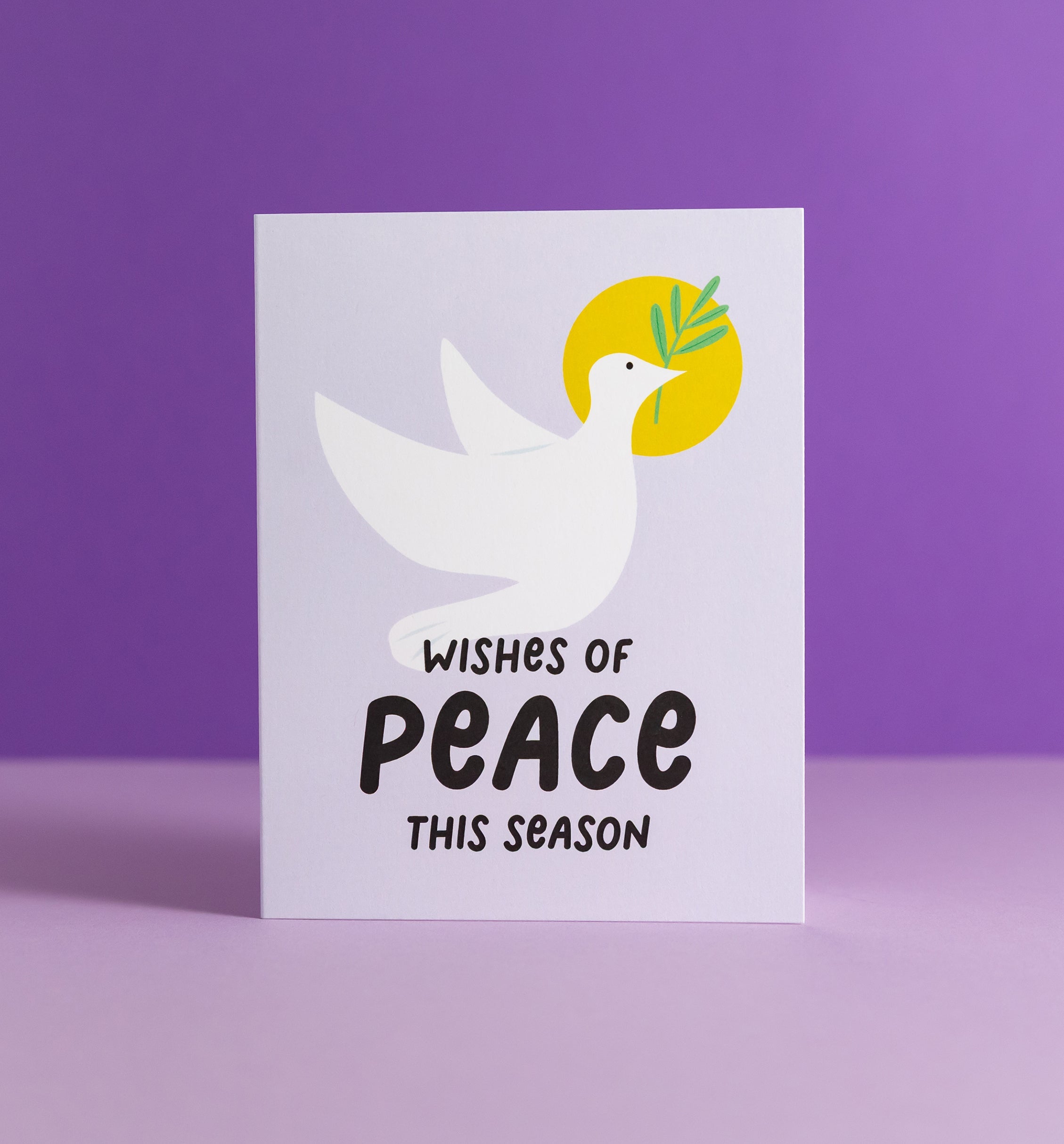 Wishes of Peace holiday card
